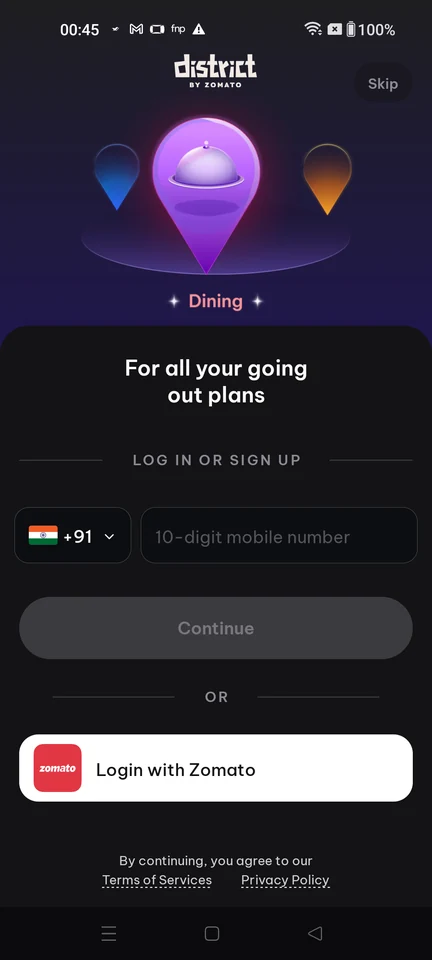 District Login