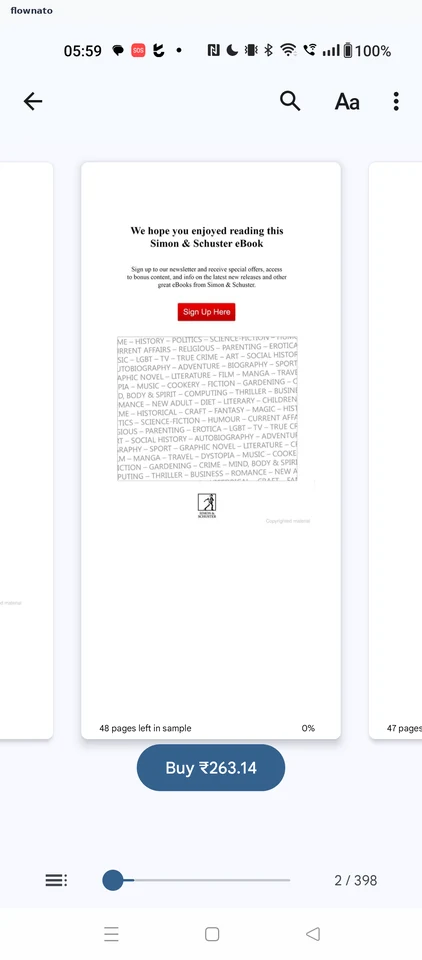 Google Play Books: Reader