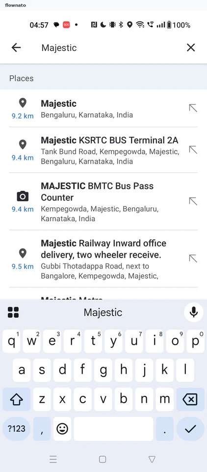 Moovit: Search