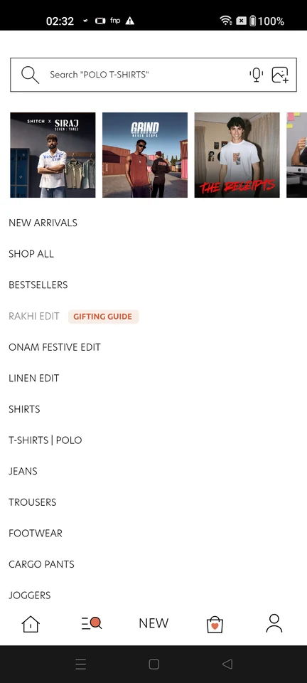 SNITCH: Browse categories