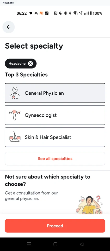 Tata 1mg: Top specialties
