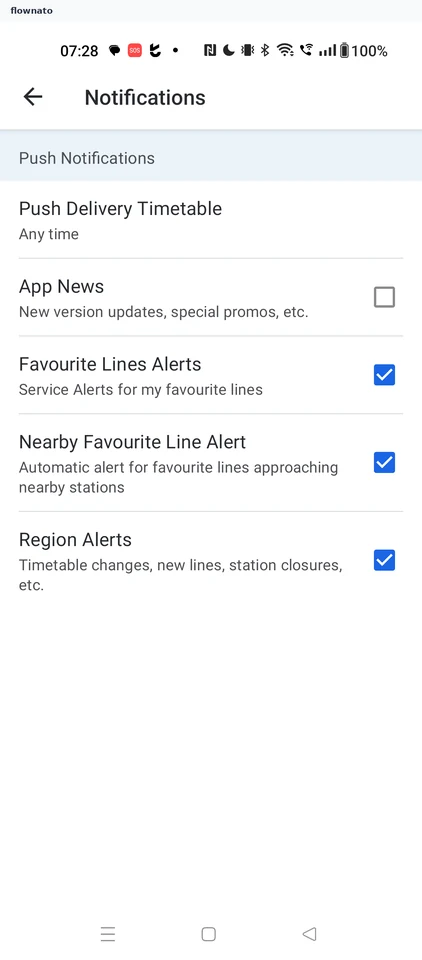 Moovit: Notifications