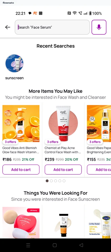 Purplle: Choose sunscreen