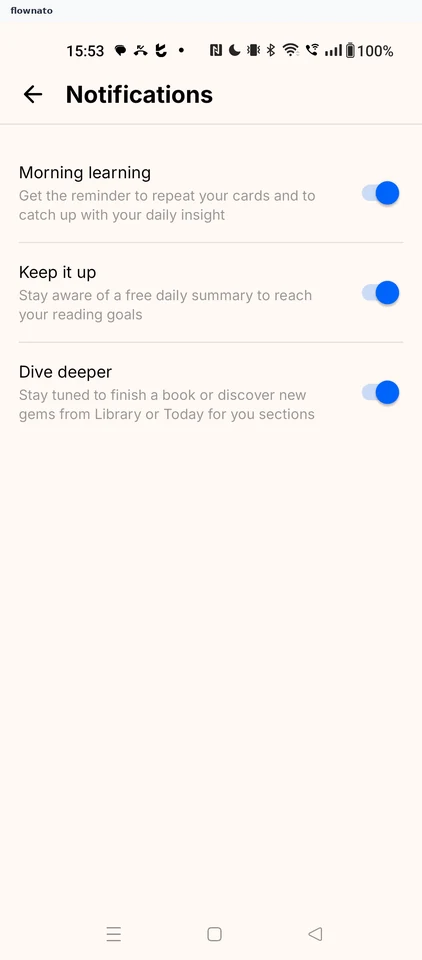 Headway: Notifications