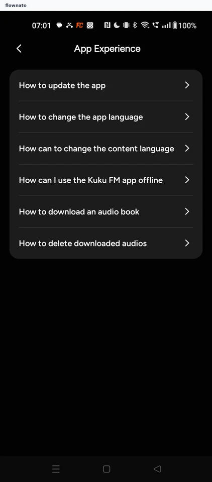 Kuku FM: App Experience questions