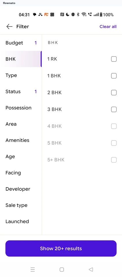 Housing: BHK filter