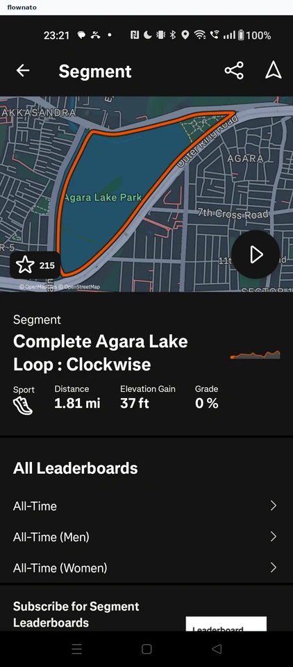 Strava: Segment detail