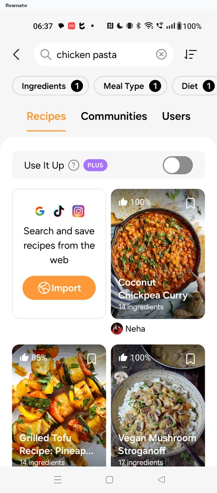 Samsung Food: Search results