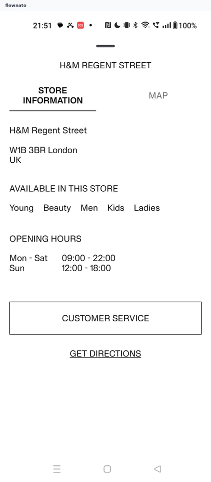 H&M: Store information