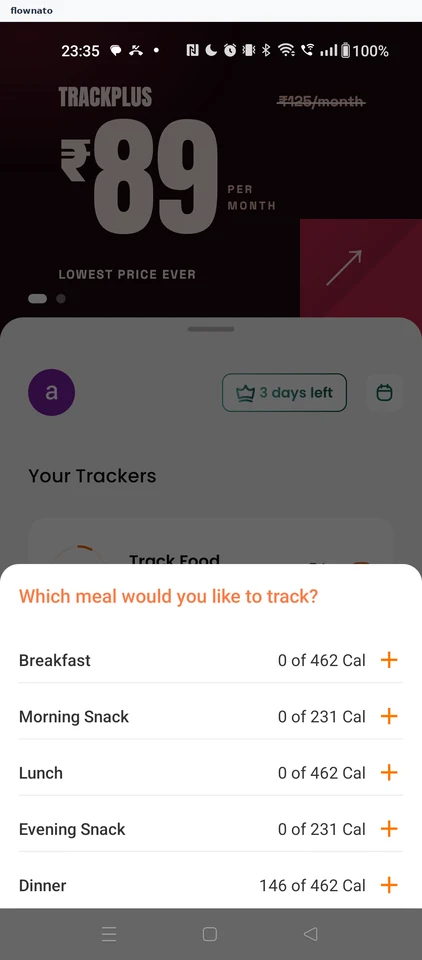 Healthify: Choose Dinner again