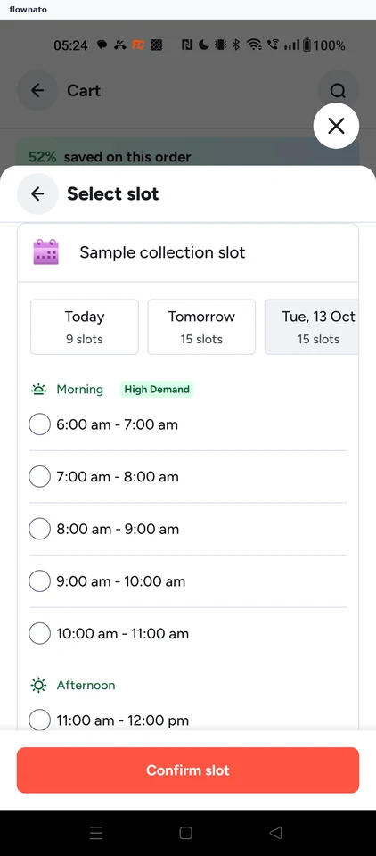 Tata 1mg: Tuesday's slots