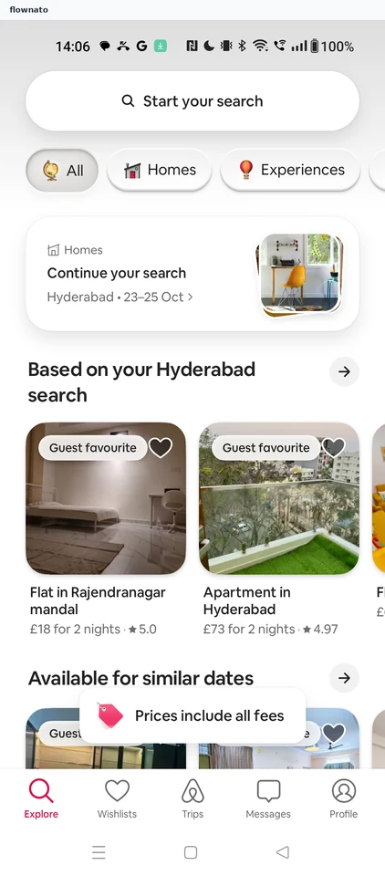 Airbnb: Explore home