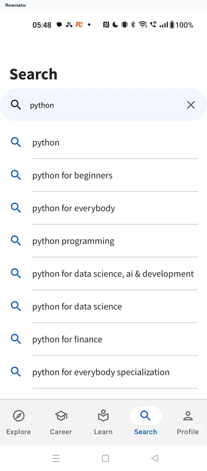 Coursera: Pick a suggestion