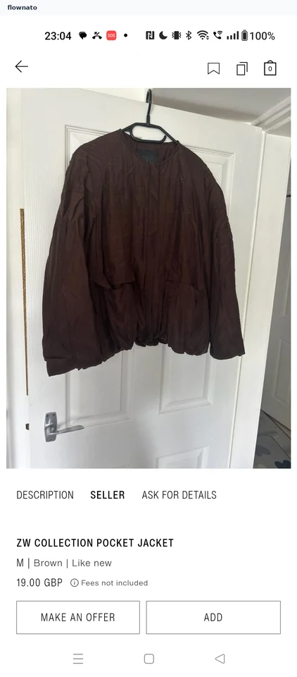ZARA: Product detail