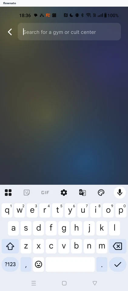 cult.fit: Search screen