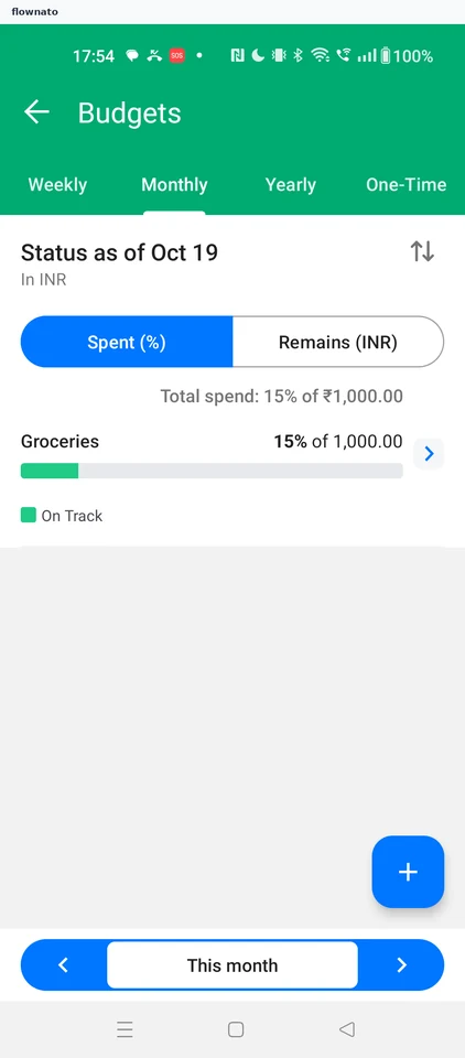 Wallet: Budgets