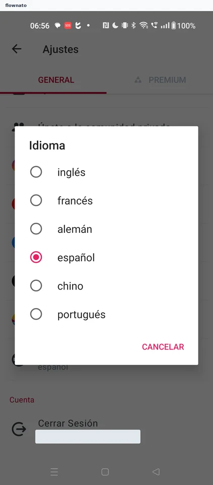Fabulous: Language selection
