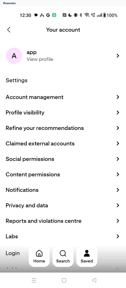 Pinterest: Your account settings