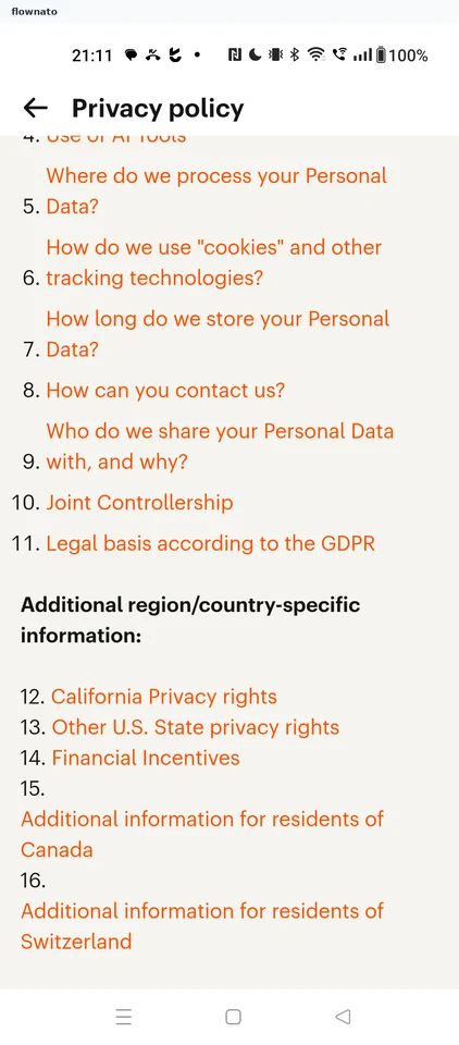 Babbel: Privacy policy