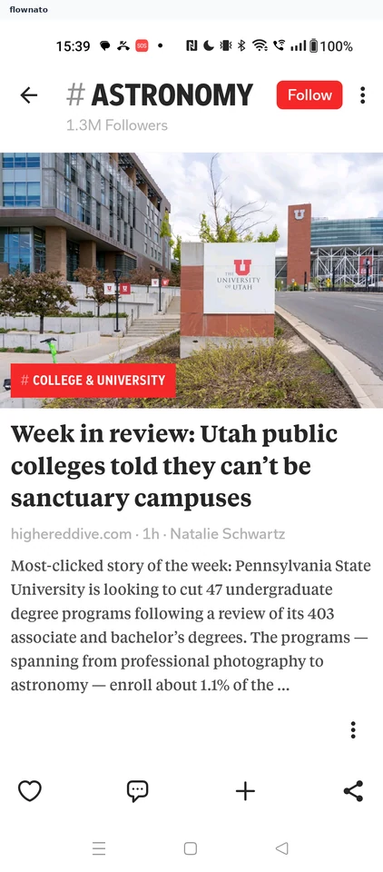Flipboard: Topic