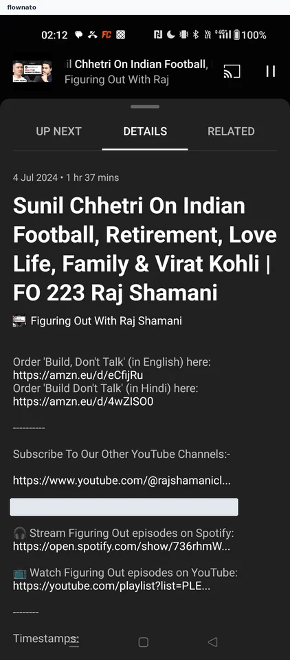 YouTube Music: Episode details