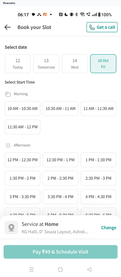 NoBroker: See the new date's times