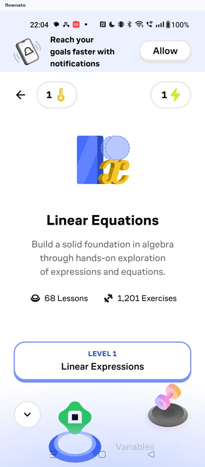 Brilliant: Course page