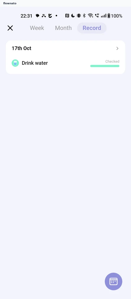 TickTick: Habit statistics