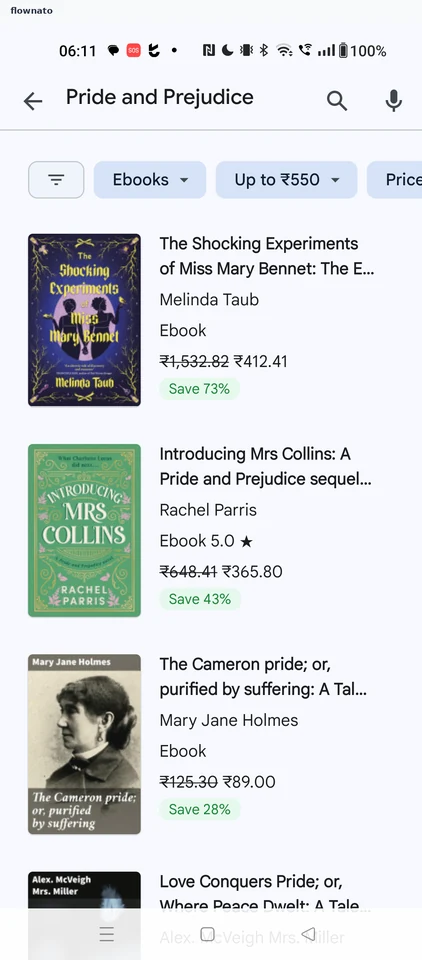 Google Play Books: Search results