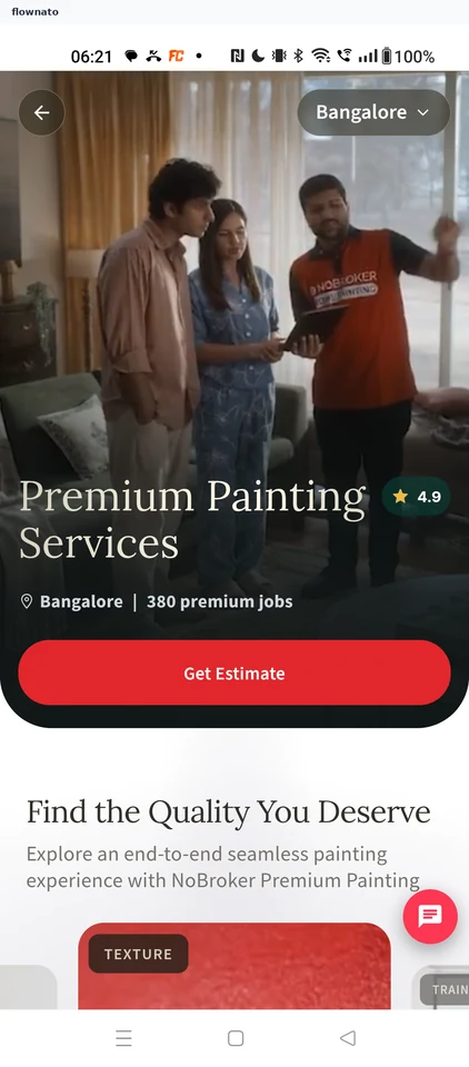 NoBroker: Get a premium estimate