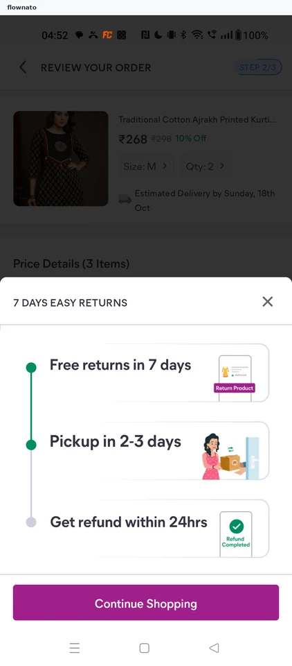 Meesho Return policy