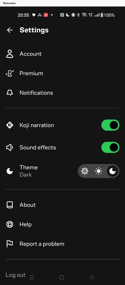 Brilliant: Settings