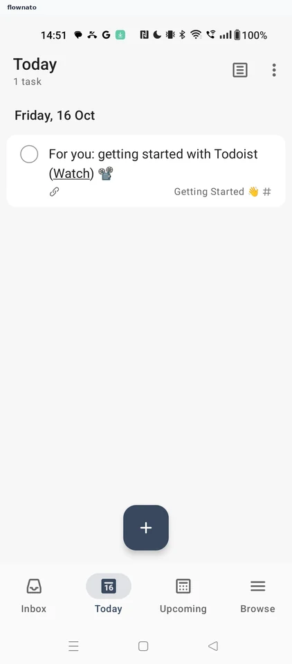 Todoist: Today list