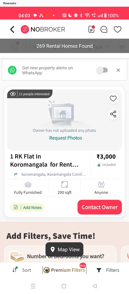 NoBroker: Cheapest rentals first