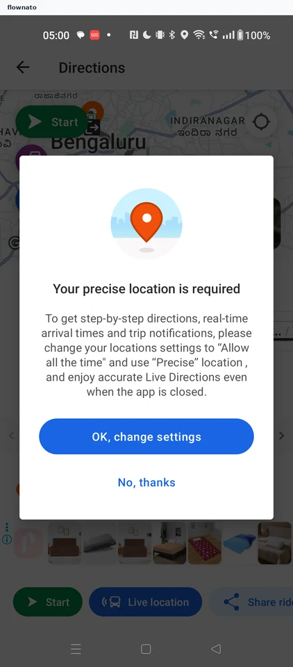 Moovit: Live Directions start prompts