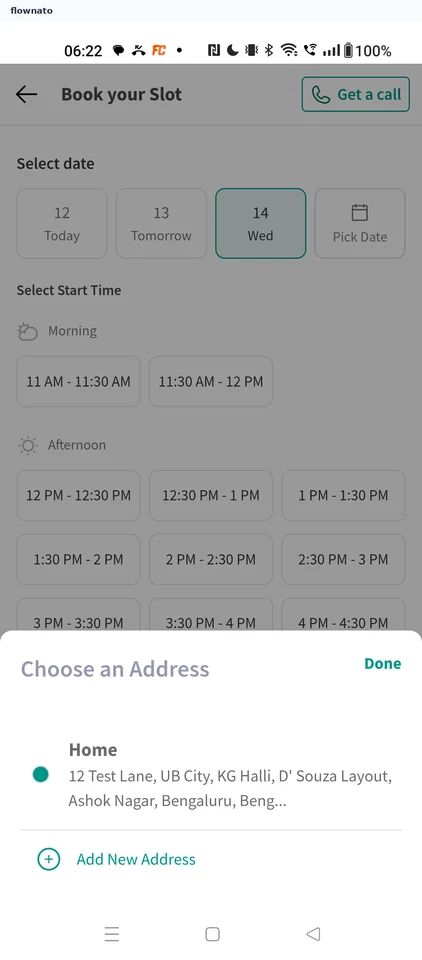 NoBroker: Confirm the address