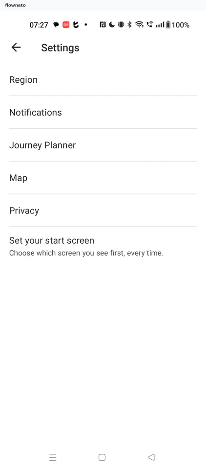 Moovit: Settings