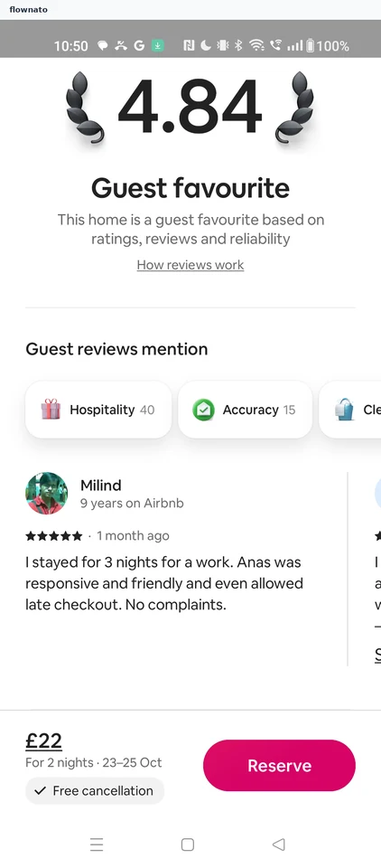 Airbnb: Guest reviews