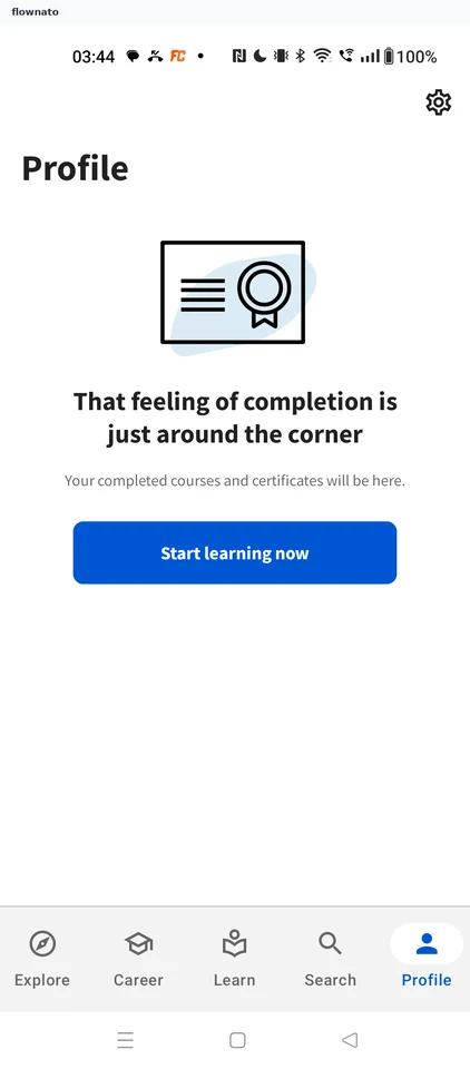 Coursera: Profile without an account
