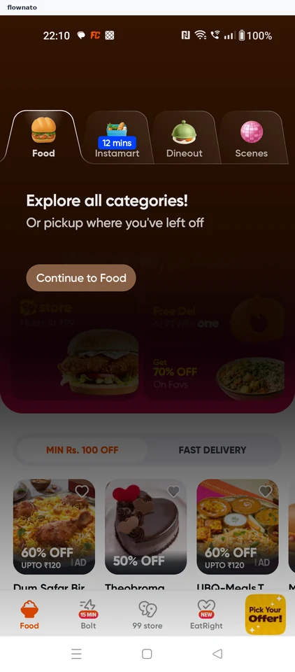 Swiggy: Start from Home