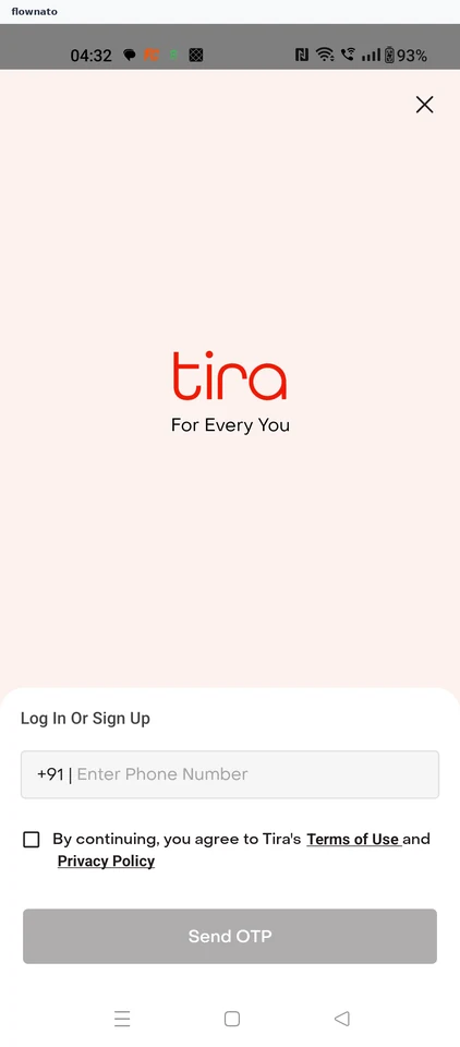 Tira: Accept the terms