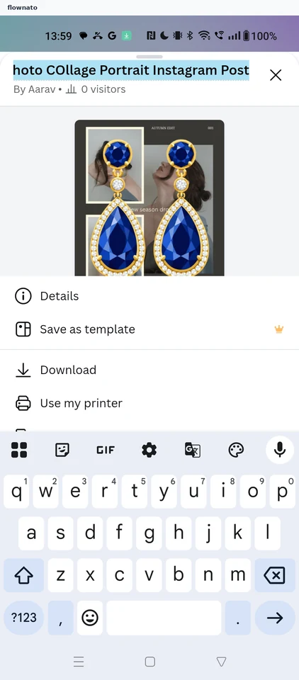 Canva: Title ready to edit