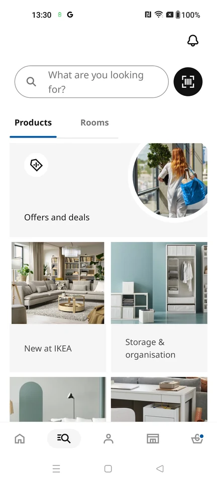 IKEA: Choose barcode scanning