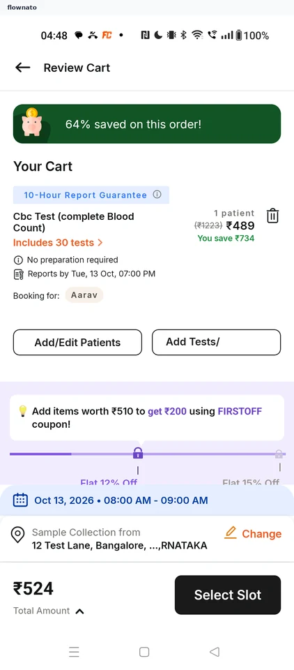 Apollo 247: Review cart