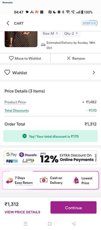 Meesho Cart