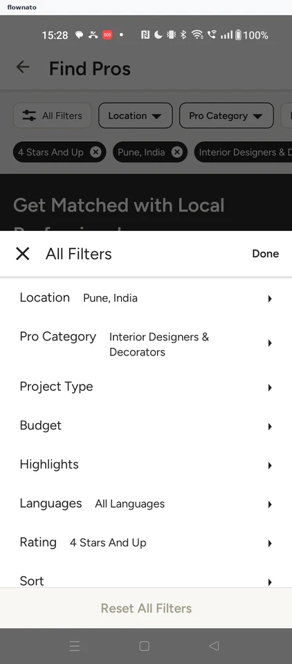 Houzz: Find Pros