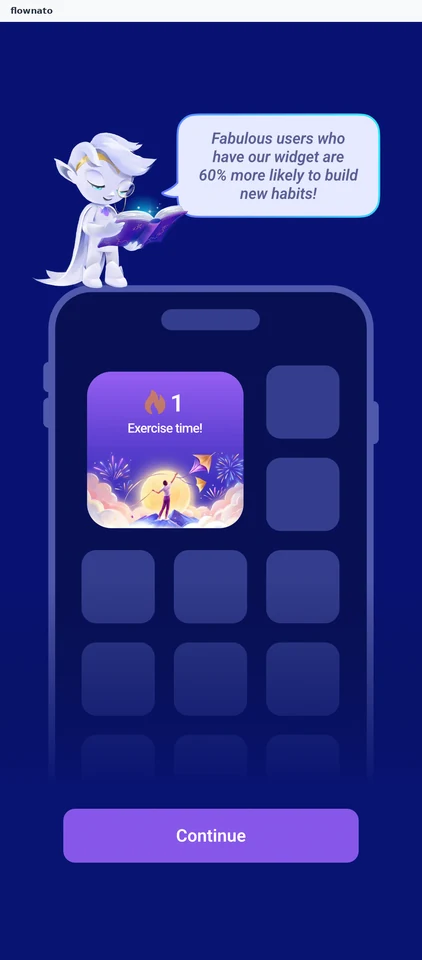 Fabulous: Home-screen widget promo