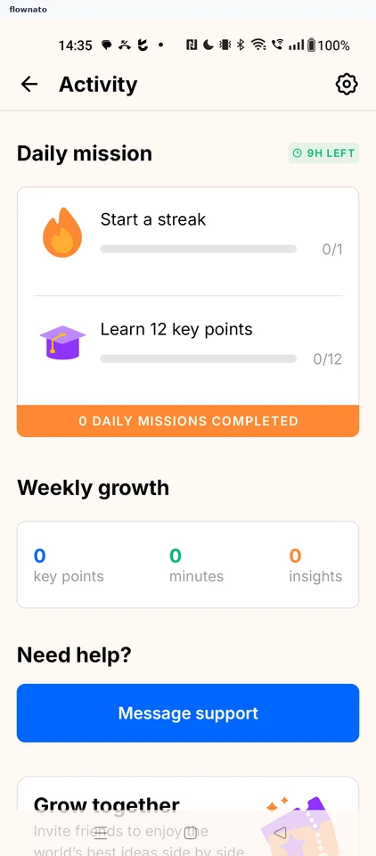Headway: Activity