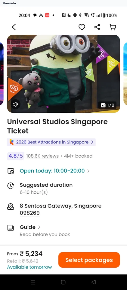 Klook: Activity detail