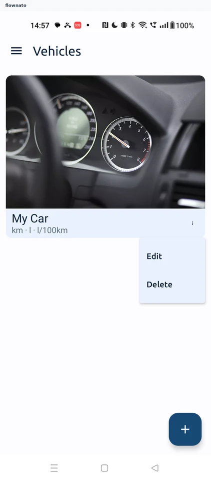 Fuelio: Vehicles